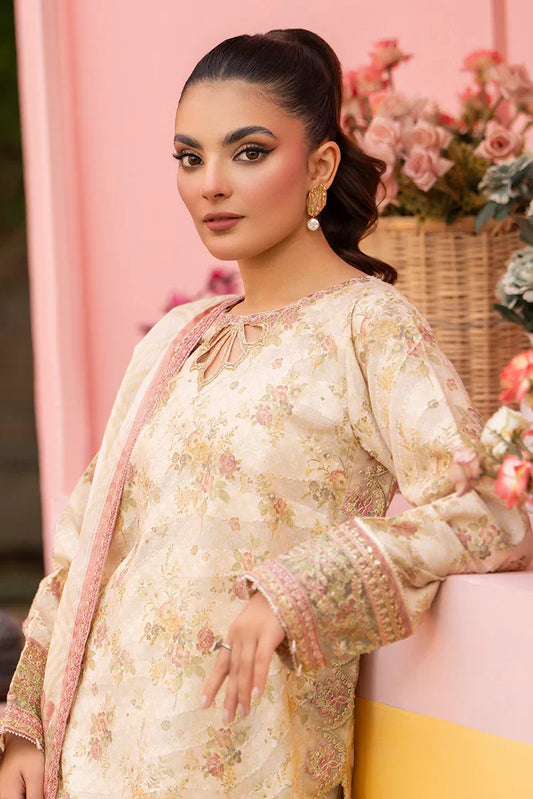 Picture of 3-PC Stitched Embroidered Suit - Available at Raja Sahib
