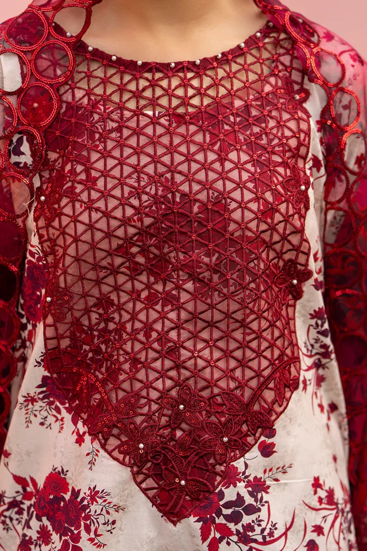 Picture of 3-PC Stitched Embroidered Suit - Available at Raja Sahib