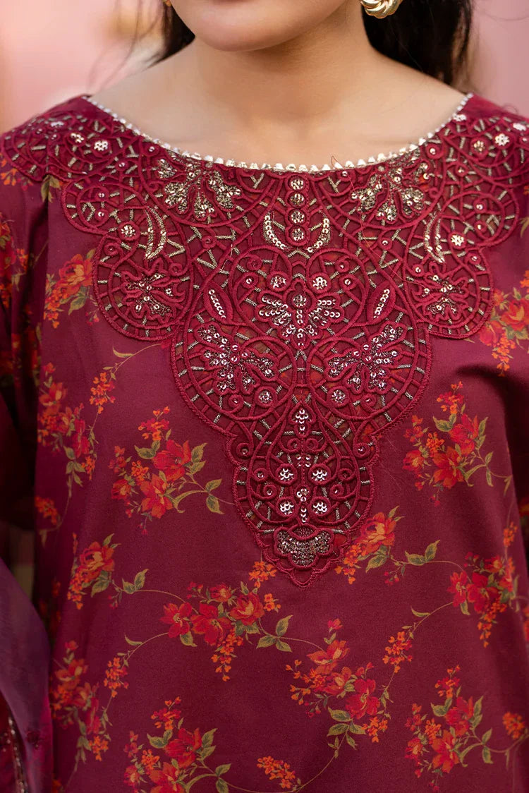 Picture of 3-PC Stitched Embroidered Suit - Available at Raja Sahib