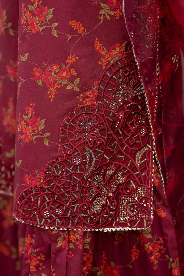 Picture of 3-PC Stitched Embroidered Suit - Available at Raja Sahib