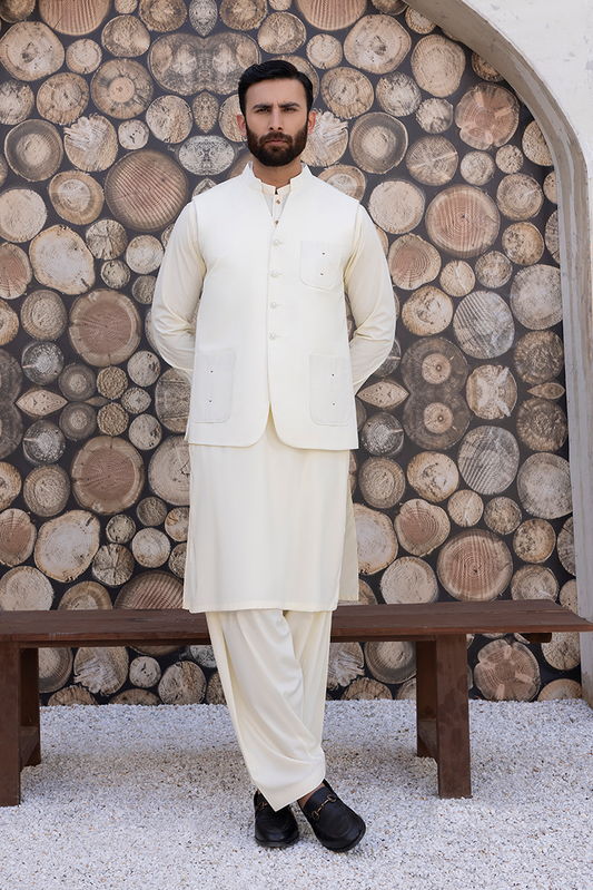 Black Pearl - Signature Series | Off White Waistcoat