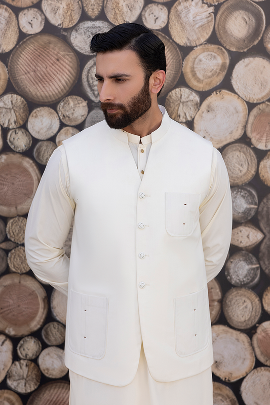 Black Pearl - Signature Series | Off White Waistcoat