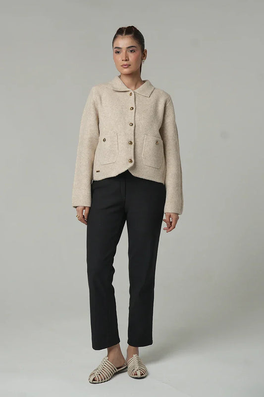 Collar Knit Cardigan