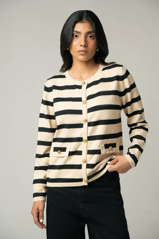 Striped Knit Sweater