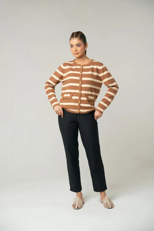 Striped Knit Sweater