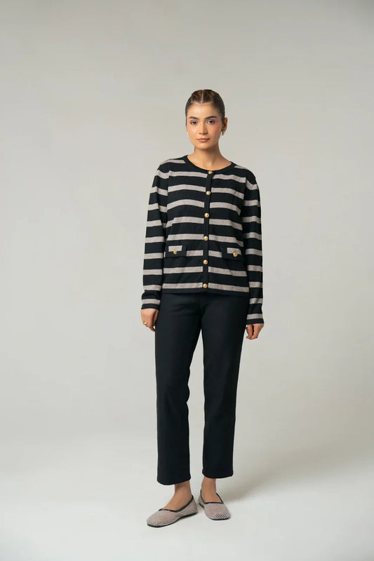 Striped Knit Sweater
