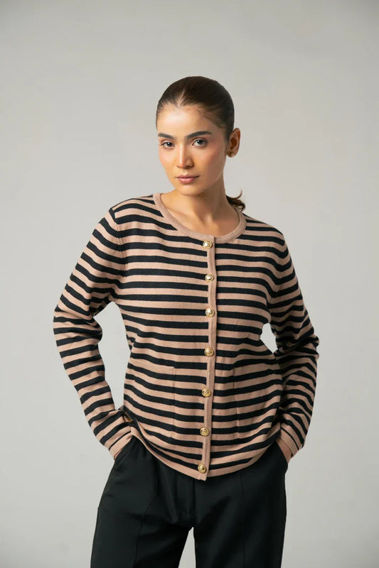 Striped Knit Sweater