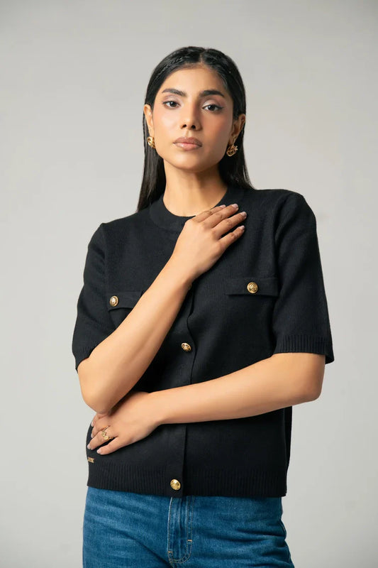 Short Sleeves Cardigan