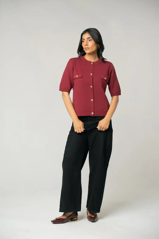 Short Sleeves Cardigan