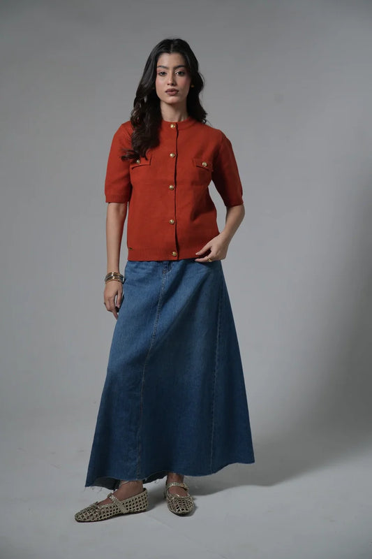 Short Sleeves Cardigan