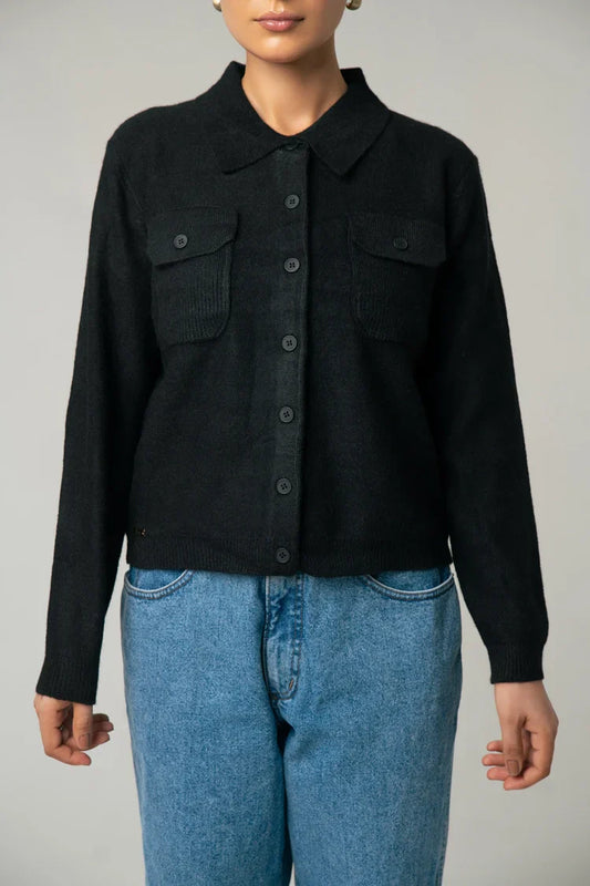 Collar Knit Cardigan