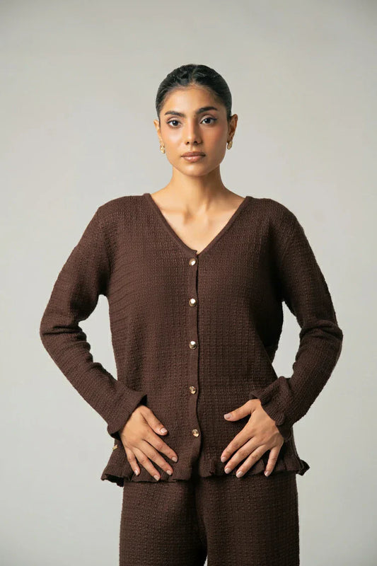 V-Neck Knit Sweater