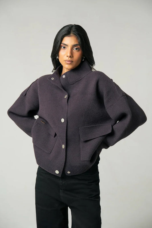Botton Up Jacket Sweater