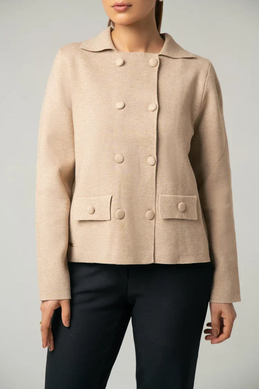 Collar Knit  Cardigan