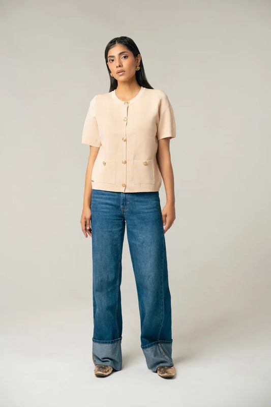 Short Sleeves Cardigan