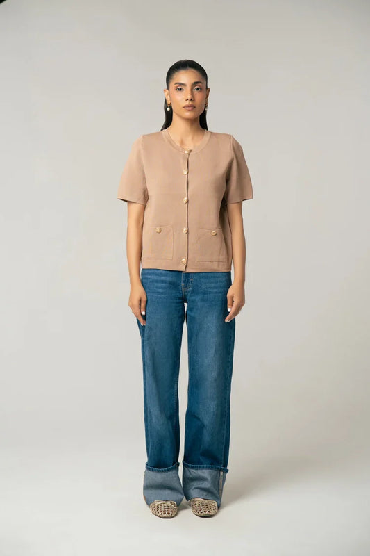 Short Sleeves Cardigan