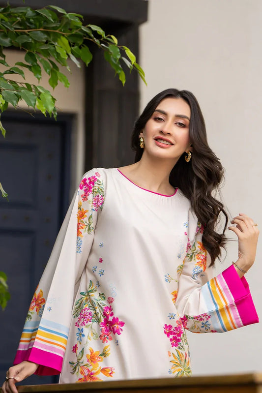 Picture of 1-PC Stitched Printed Suit - Available at Raja Sahib