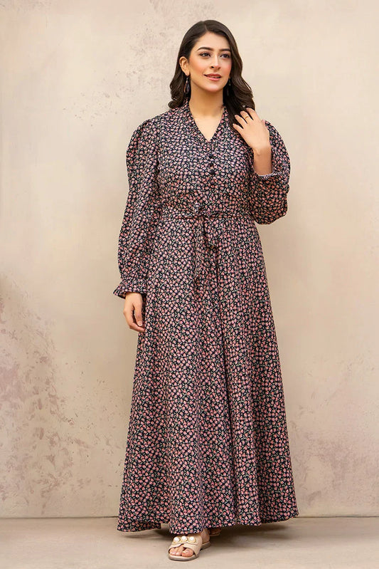Picture of Printed Ladies Maxi Dress - Available at Raja Sahib