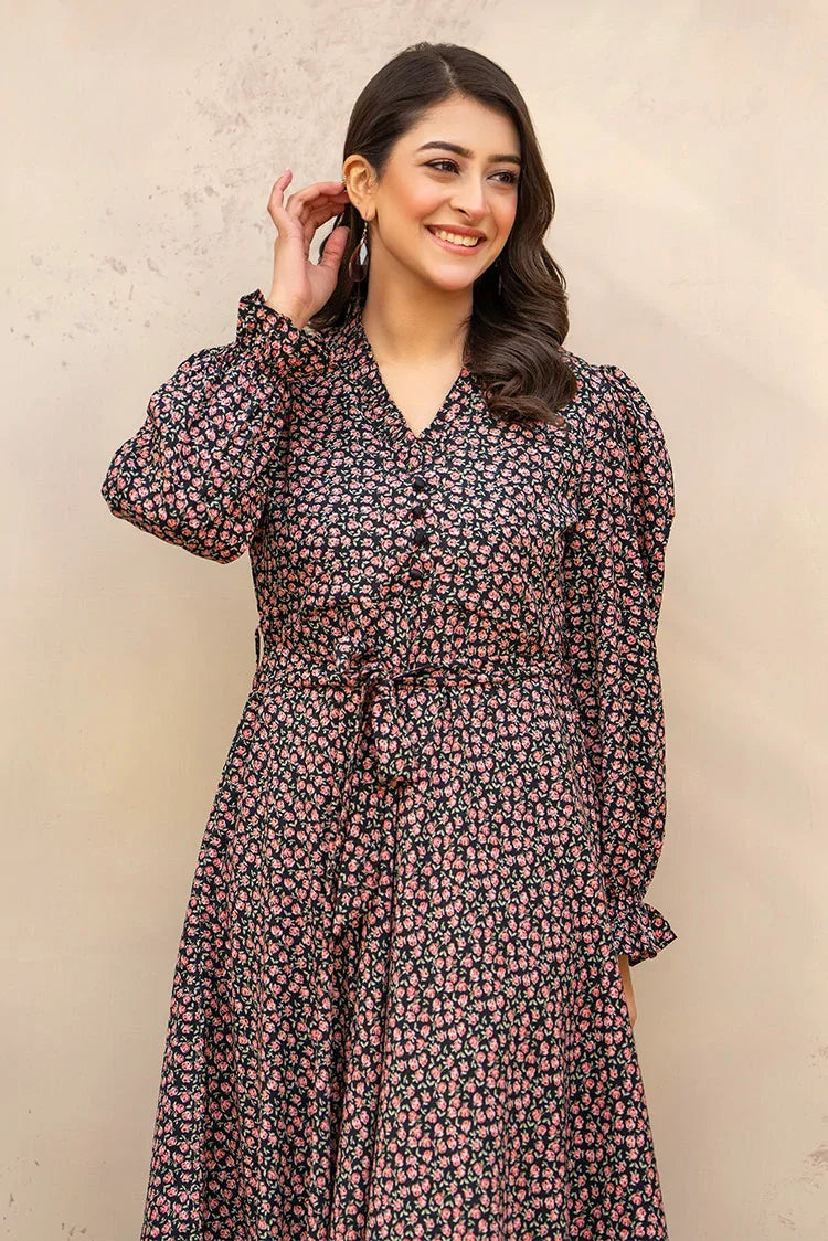 Picture of Printed Ladies Maxi Dress - Available at Raja Sahib