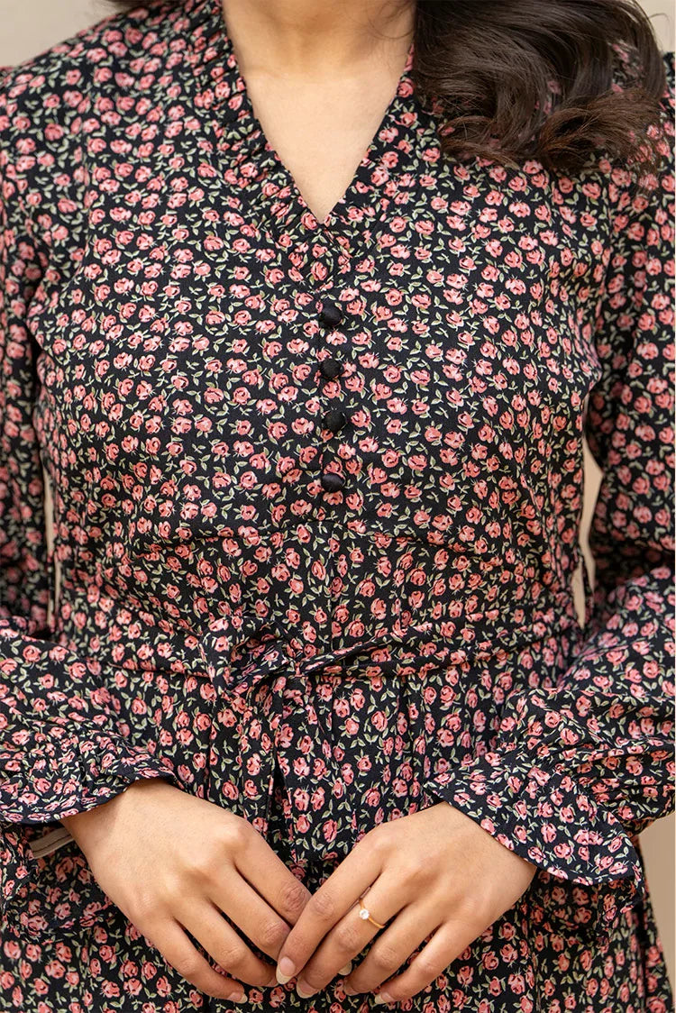 Picture of Printed Ladies Maxi Dress - Available at Raja Sahib