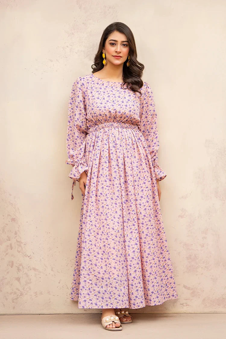 Picture of Printed Ladies Maxi Dress - Available at Raja Sahib