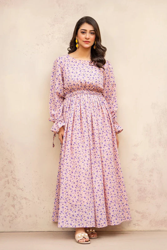 Picture of Printed Ladies Maxi Dress - Available at Raja Sahib