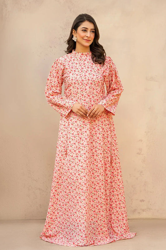 Picture of Printed Ladies Maxi Dress - Available at Raja Sahib