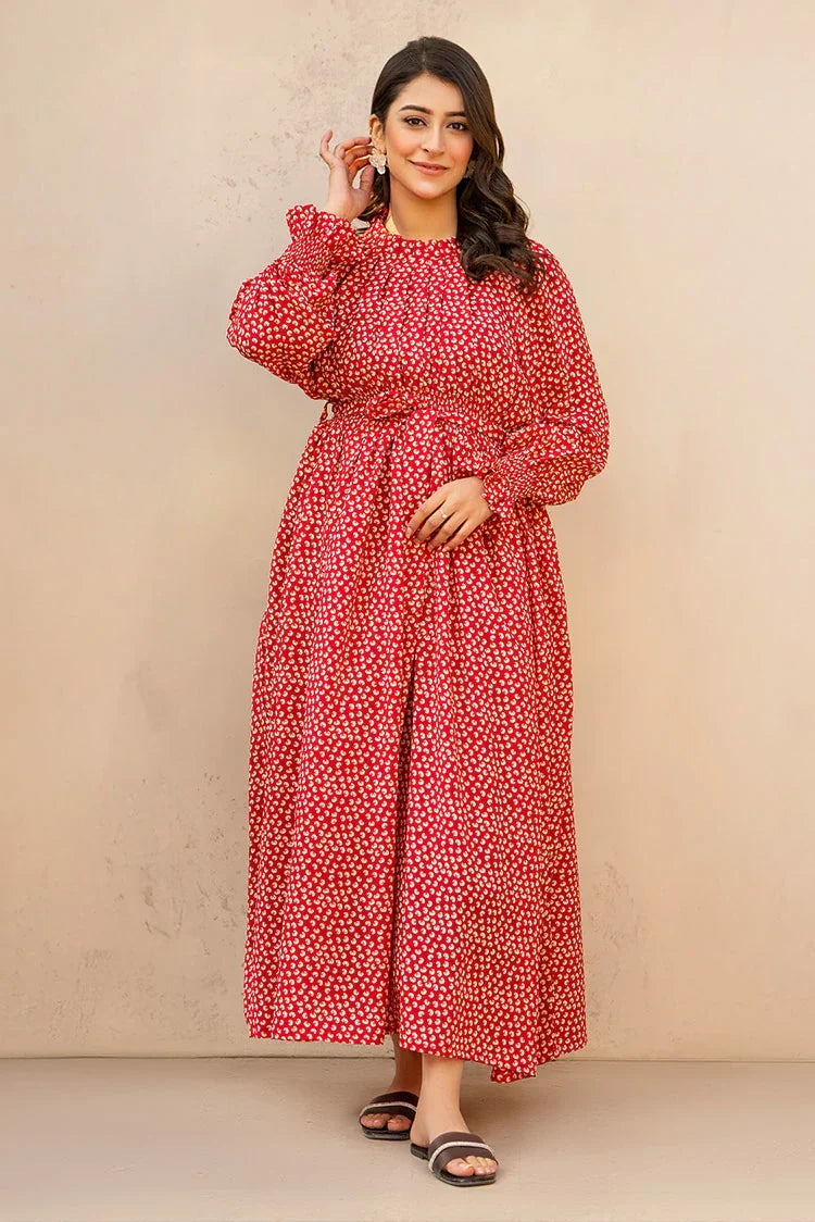 Picture of Printed Ladies Maxi Dress - Available at Raja Sahib