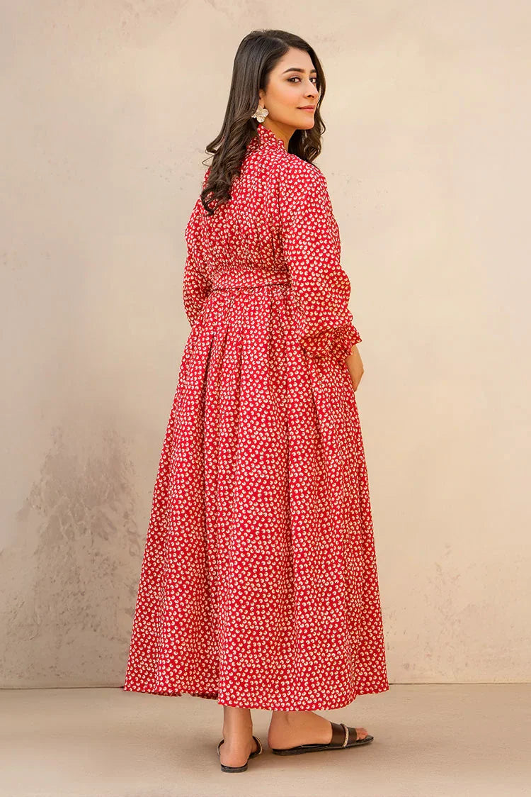 Picture of Printed Ladies Maxi Dress - Available at Raja Sahib
