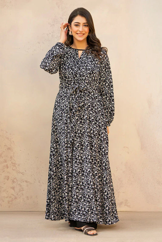 Picture of Printed Ladies Maxi Dress - Available at Raja Sahib