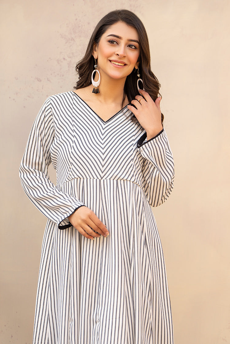 Picture of Printed Ladies Maxi Dress - Available at Raja Sahib