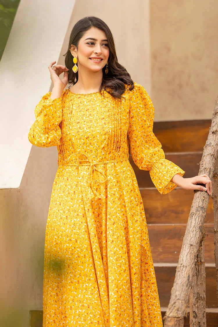 Picture of Printed Ladies Maxi Dress - Available at Raja Sahib