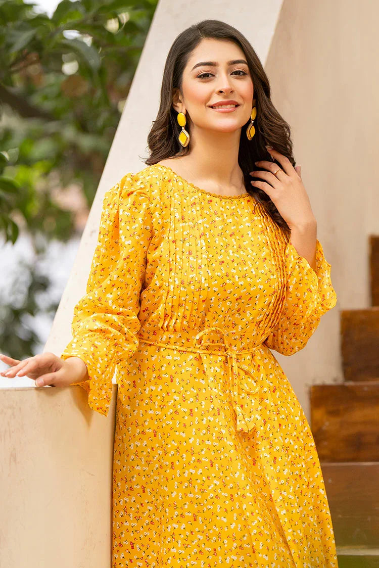 Picture of Printed Ladies Maxi Dress - Available at Raja Sahib