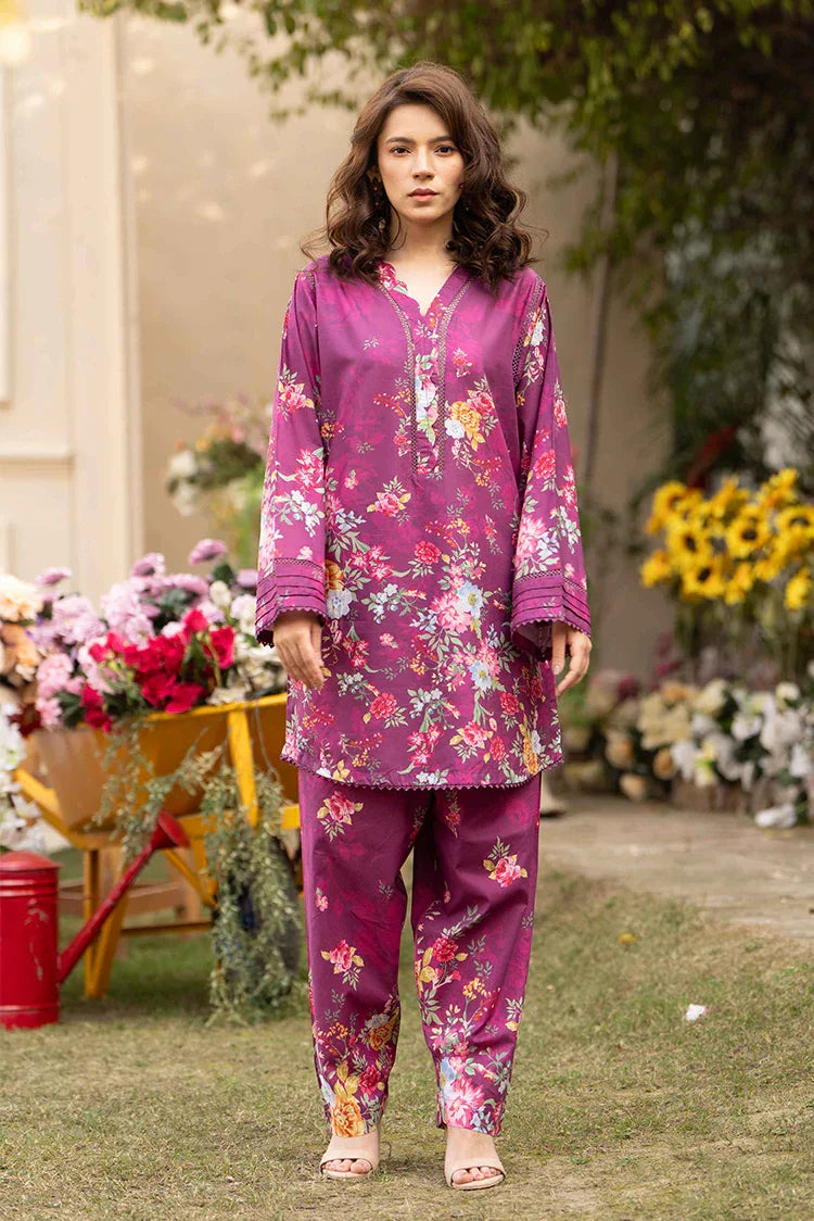 Picture of 2-PC Stitched Printed Suit - Available at Raja Sahib