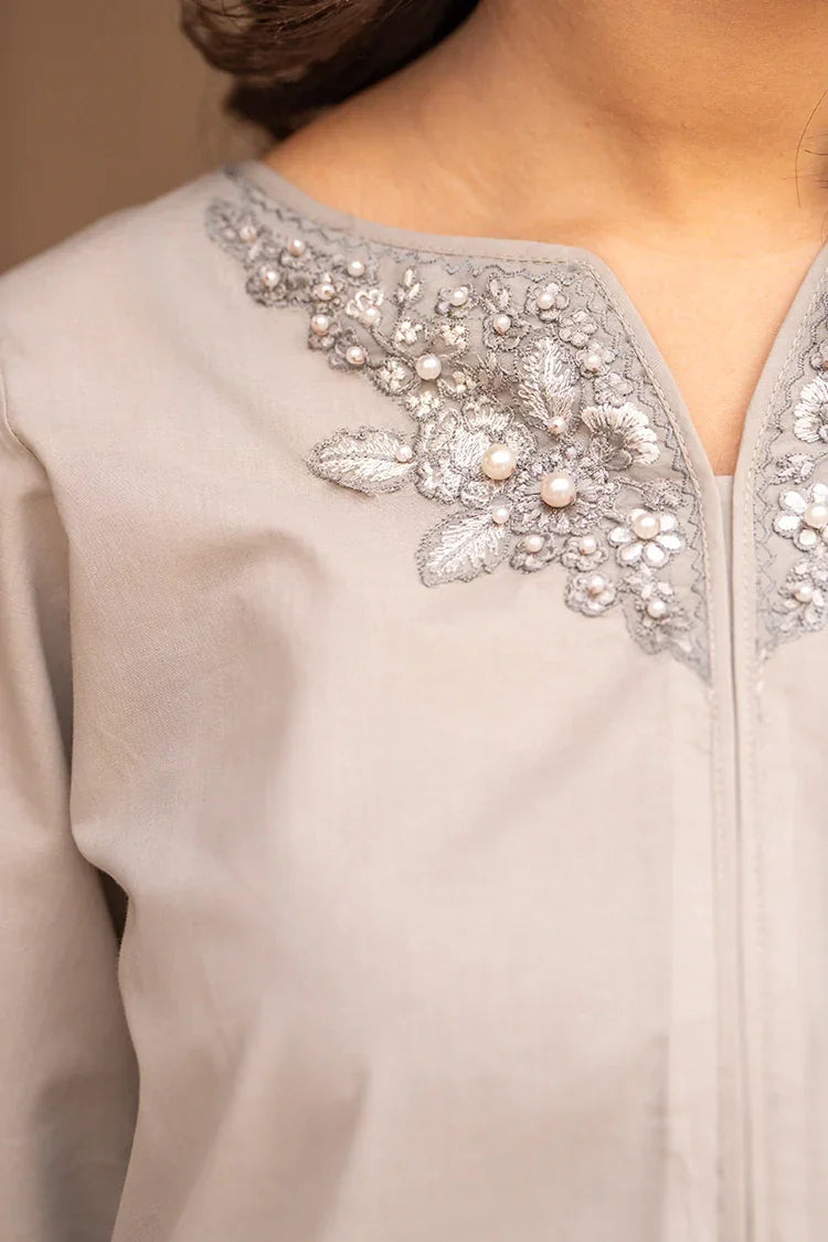 Picture of 2-PC Stitched Embroidered Suit - Available at Raja Sahib