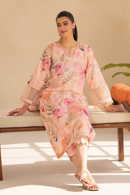 Picture of 2-PC Stitched Printed Suit - Available at Raja Sahib