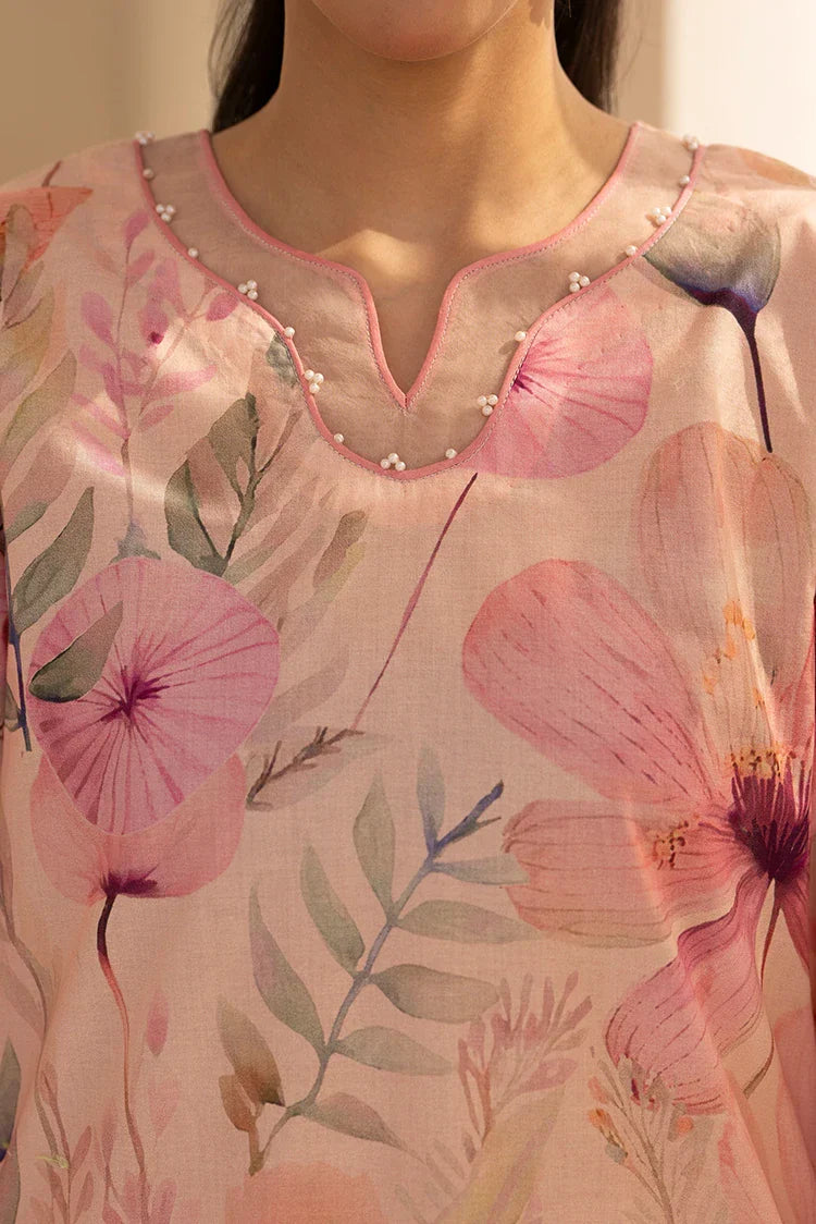 Picture of 2-PC Stitched Printed Suit - Available at Raja Sahib