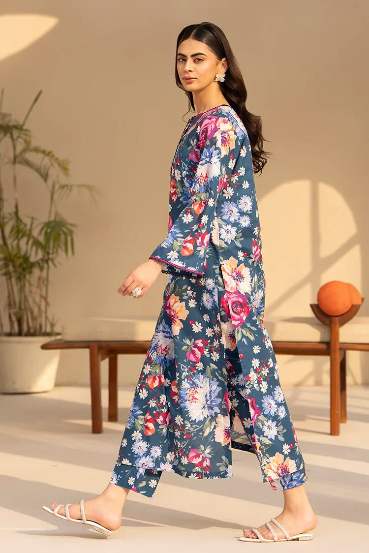 Picture of 2-PC Stitched Printed Suit - Available at Raja Sahib