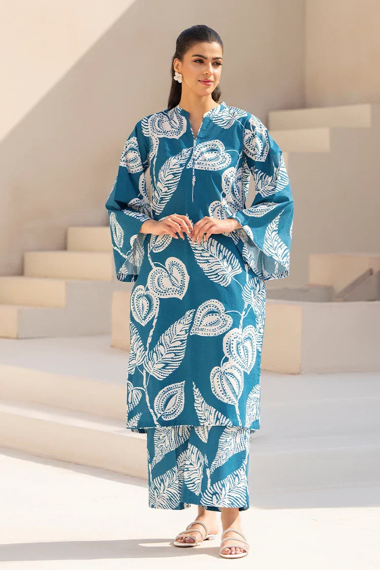 Picture of 2-PC Stitched Printed Suit - Available at Raja Sahib