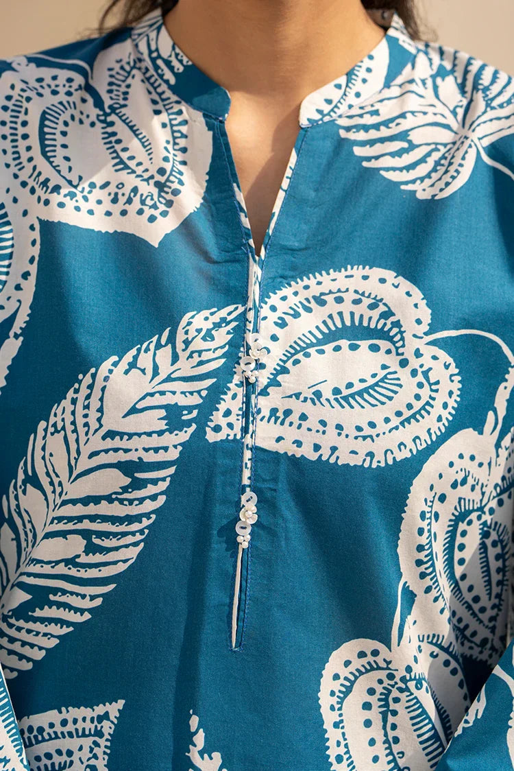 Picture of 2-PC Stitched Printed Suit - Available at Raja Sahib