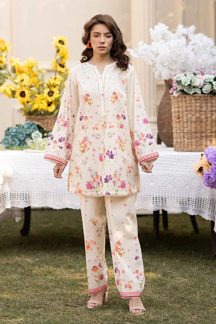 Picture of 2-PC Stitched Printed Suit - Available at Raja Sahib