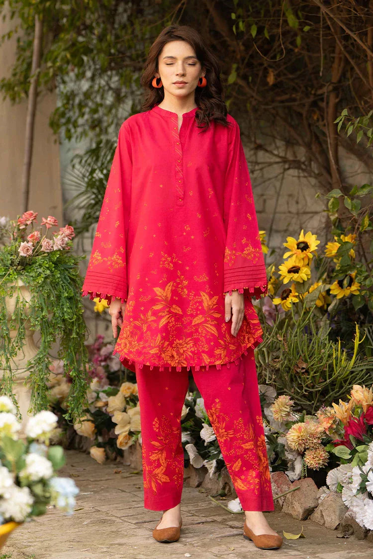 Picture of 2-PC Stitched Printed Suit - Available at Raja Sahib