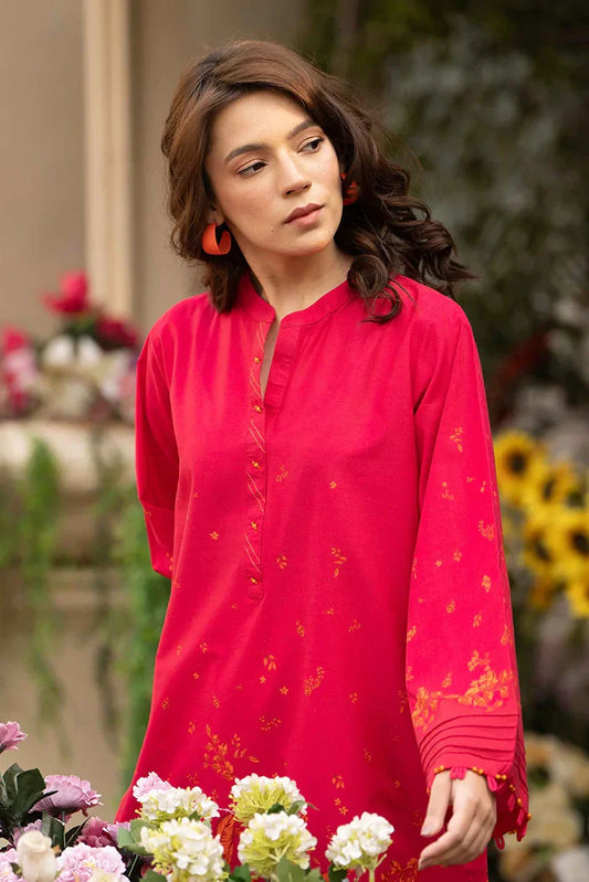 Picture of 2-PC Stitched Printed Suit - Available at Raja Sahib