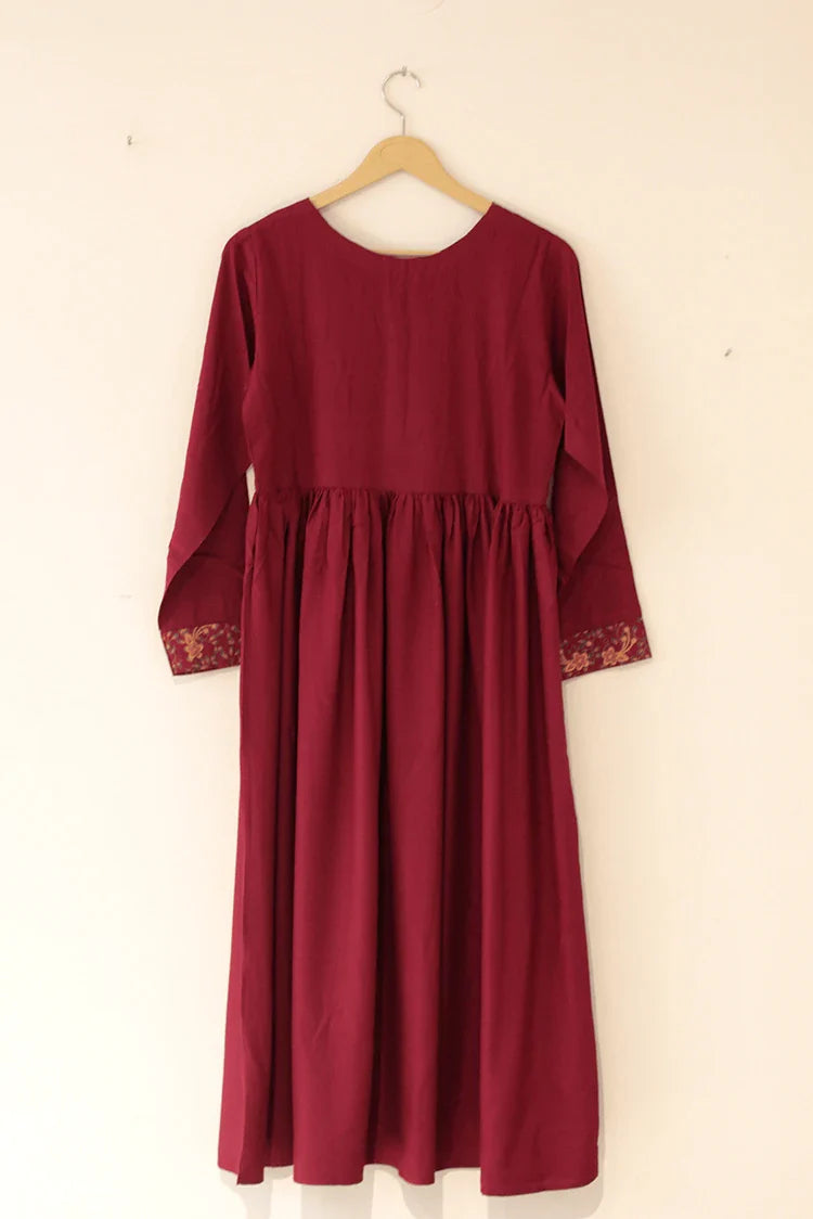 Picture of Kashish - 1 Piece - Shirt - Maroon - 6067MX - Available at Raja Sahib