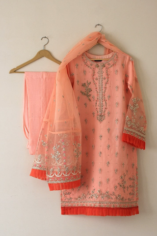 Kashish - Formals Luxury Pret - Peach - 6196