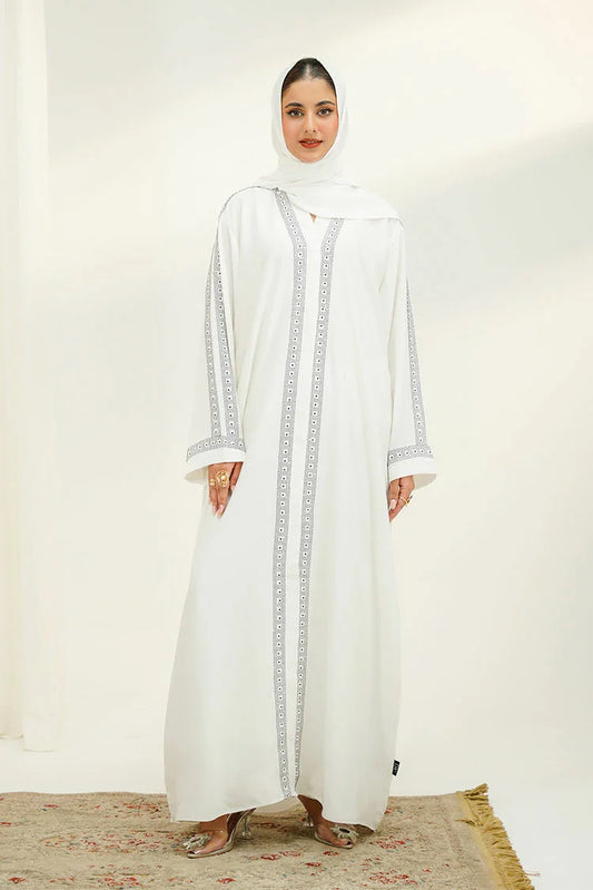 Divinely Crafted - Noor Abaya Set - Buttoned Up