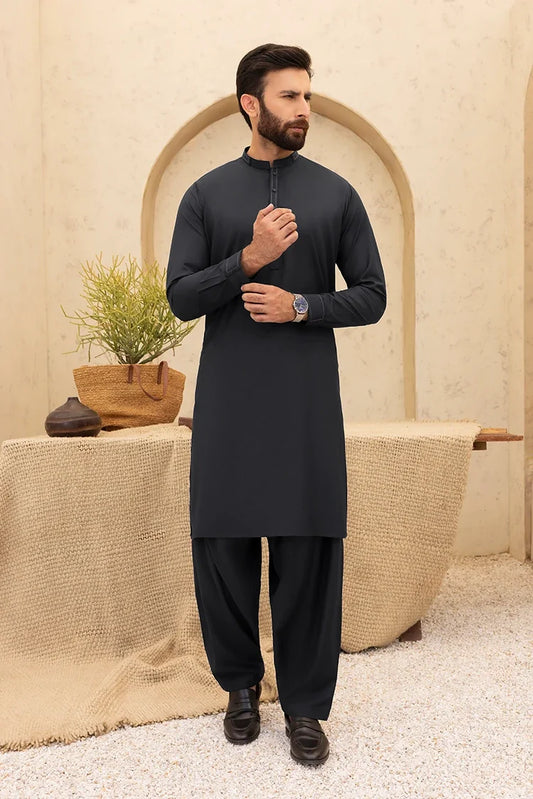 Black Pearl - Wash & Wear | Black Ban Shalwar Kameez
