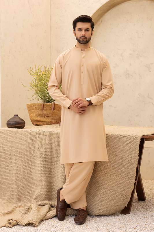 Black Pearl - Wash & Wear | Skin Ban Shalwar Kameez