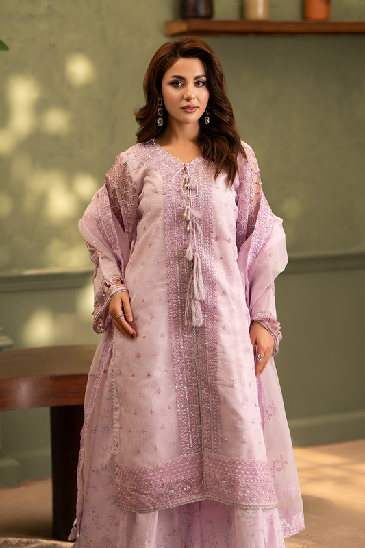 Ellena - 3-PC Stitched Embroidered Suit