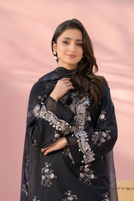 Ellena - 3-PC Stitched Embroidered Suit